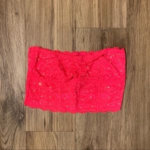 PINK Victoria’s Secret Neon Pink Bandeau